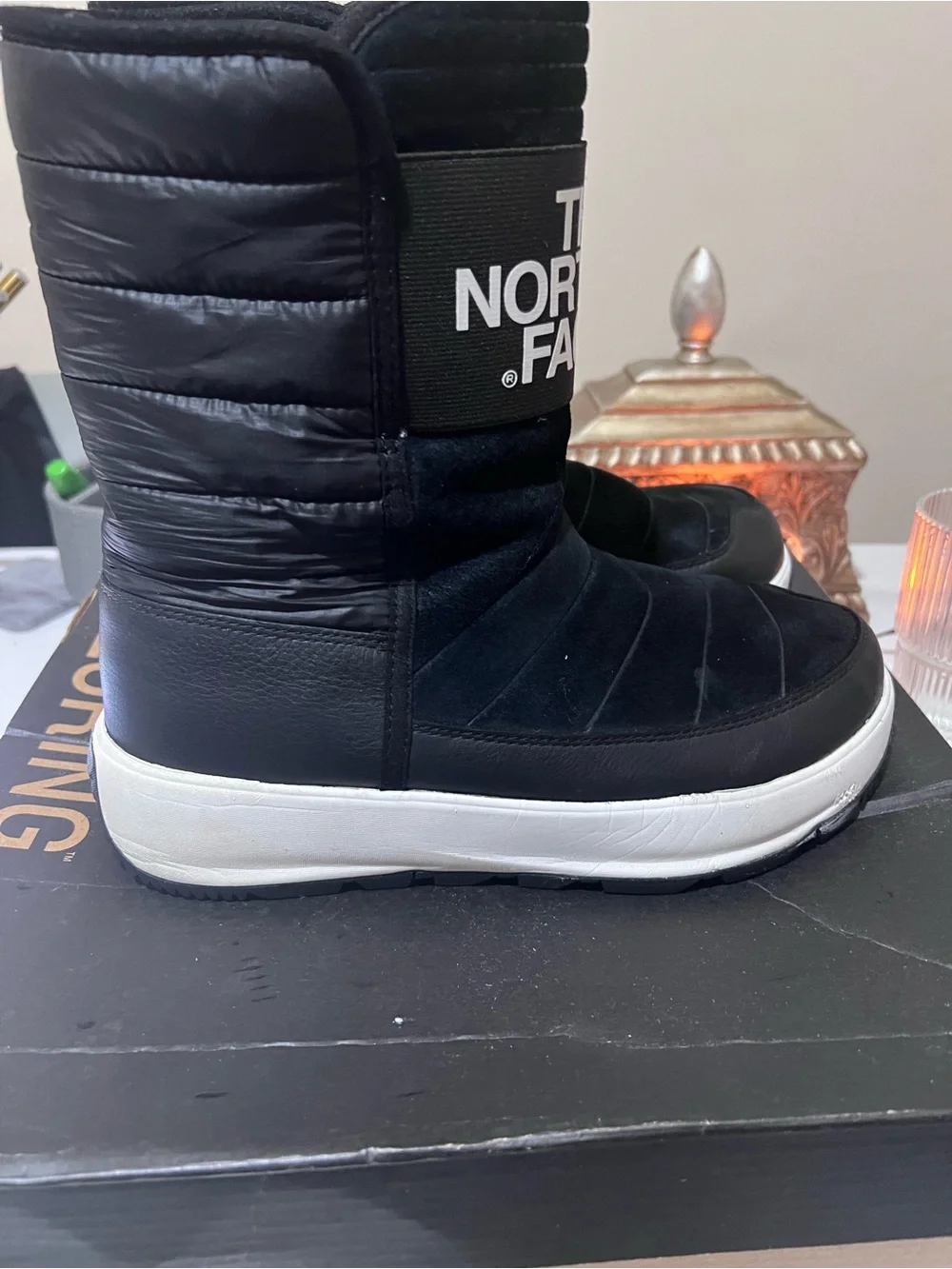 The North Face Men's Black Insulated Snow Boots
